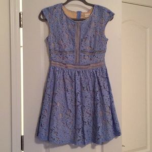 Altar’d State blue lace dress. size S